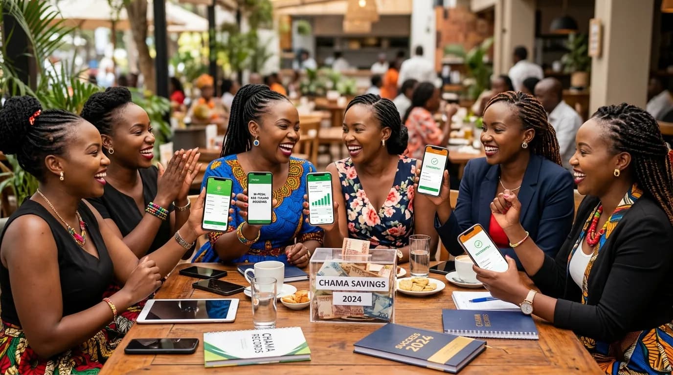 Chama members using SmartChama together